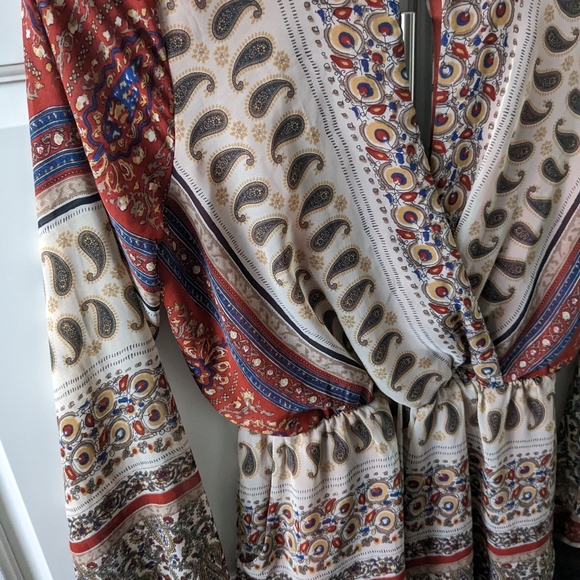 Chic trendy bohemian romper size small Sienna Sky - Picture 2 of 8